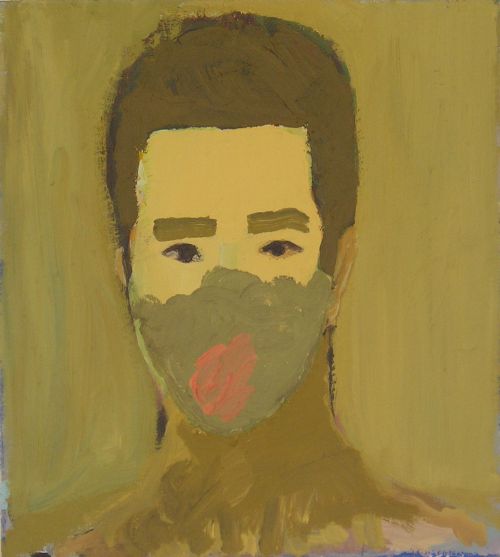 Self-portrait, 2005, 39 x 43 cm