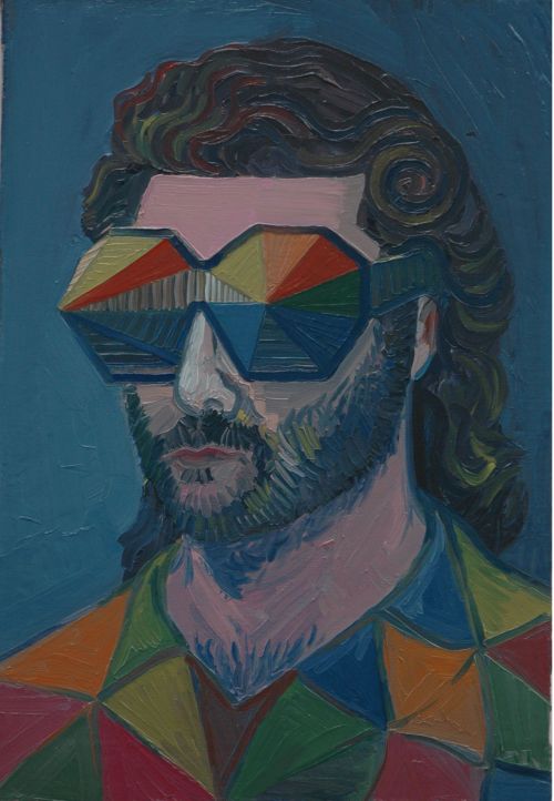 Self-portrait, 2009, 65 x 45 cm