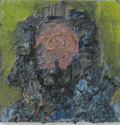 Self-portrait, 2010, 40 x 40 cm