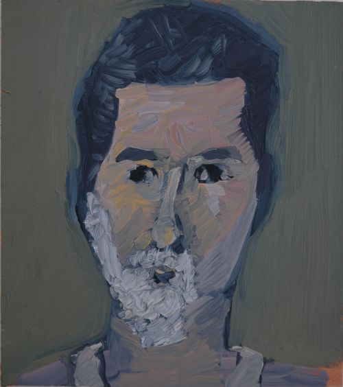 Self-portrait, 2007, 15 x 20 cm