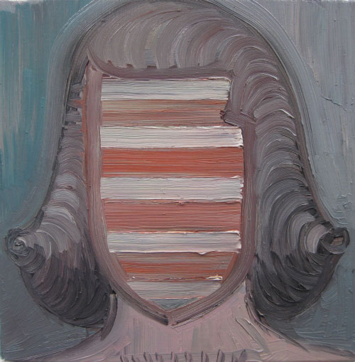 Self-portrait, 2010, 50x50 cm
